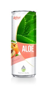 330ml Peach Flavor Aloe Vera Drink